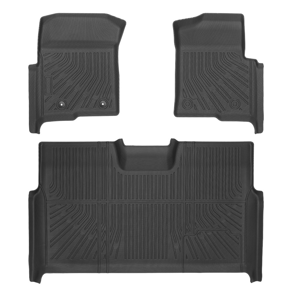 Para Ford F-150 2010 - 2014 3D TPE para todos los tiempos almohadilla de pie almohadilla de maletero