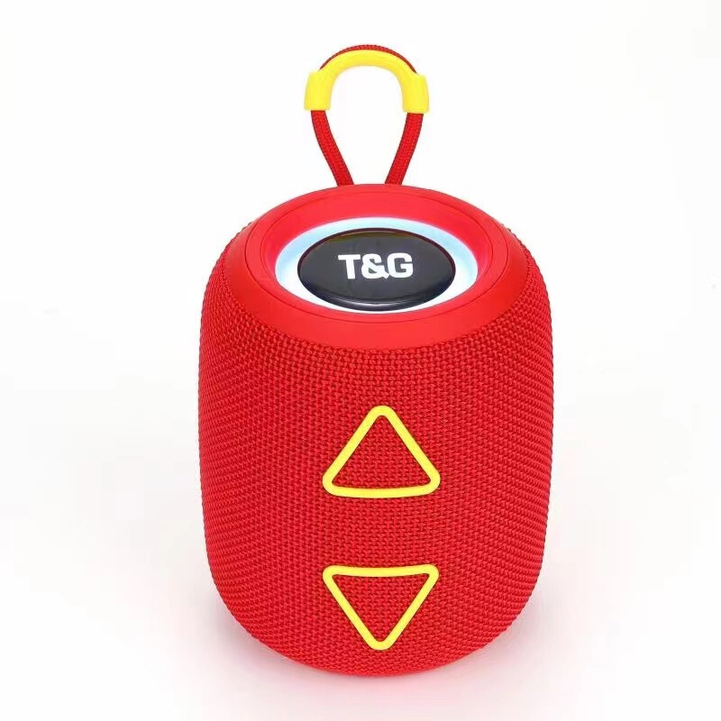 TG-655の美しい円柱の三角のボタン式の重低音のbluetoothのスピーカーの幻のイルミネーションのクールなファッションの新商品の音響|undefined