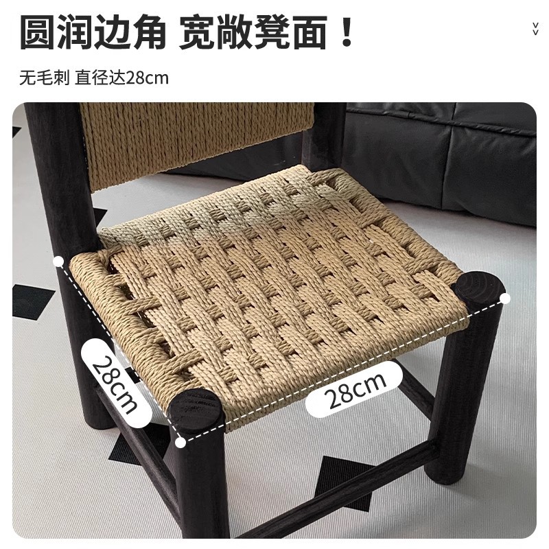 Taburetes de madera sólida retrógrados pequeños taburetes de cambio de zapatos simple asiento familiar moderno taburetes de alto valor de cara pequeñas patatas dulces