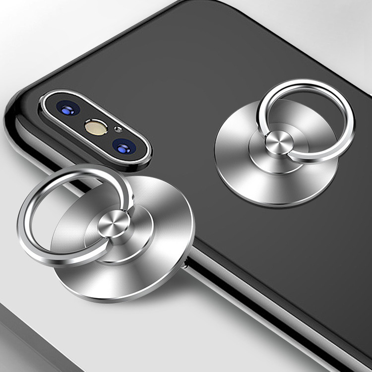 All Stainless Steel Ring Holder Desktop Holder Rotatable Folding Mobile Phone Holder Ring Buckle Drop Shipping
