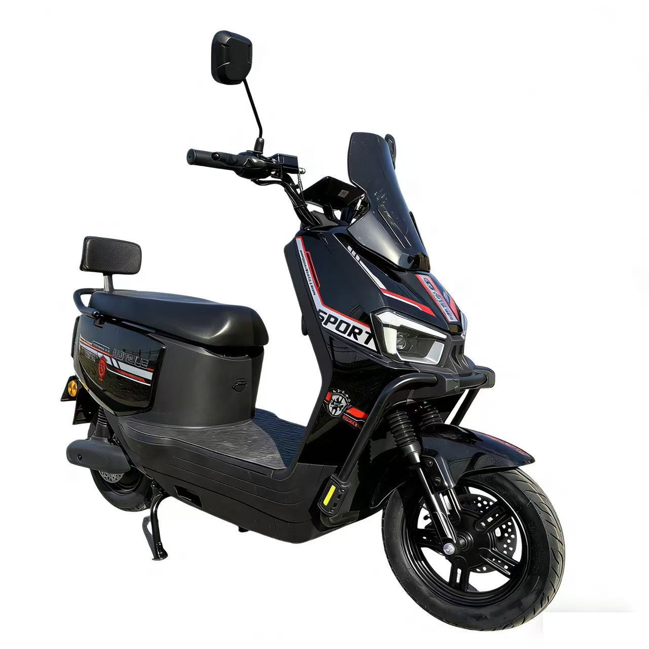 Small Cyclone Electric Motorcycle Factory Foreign Trade Electric Two-Wheeler Electric Car Adult Commuting Takeaway Car