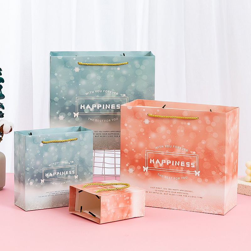 Green Gift Paper Bag, Return Gift Bag, Souvenir Gift Bag, Small Clear Gift Bag, Packaging Bag, Facial Mask, Wedding Scarf, Pink Bag