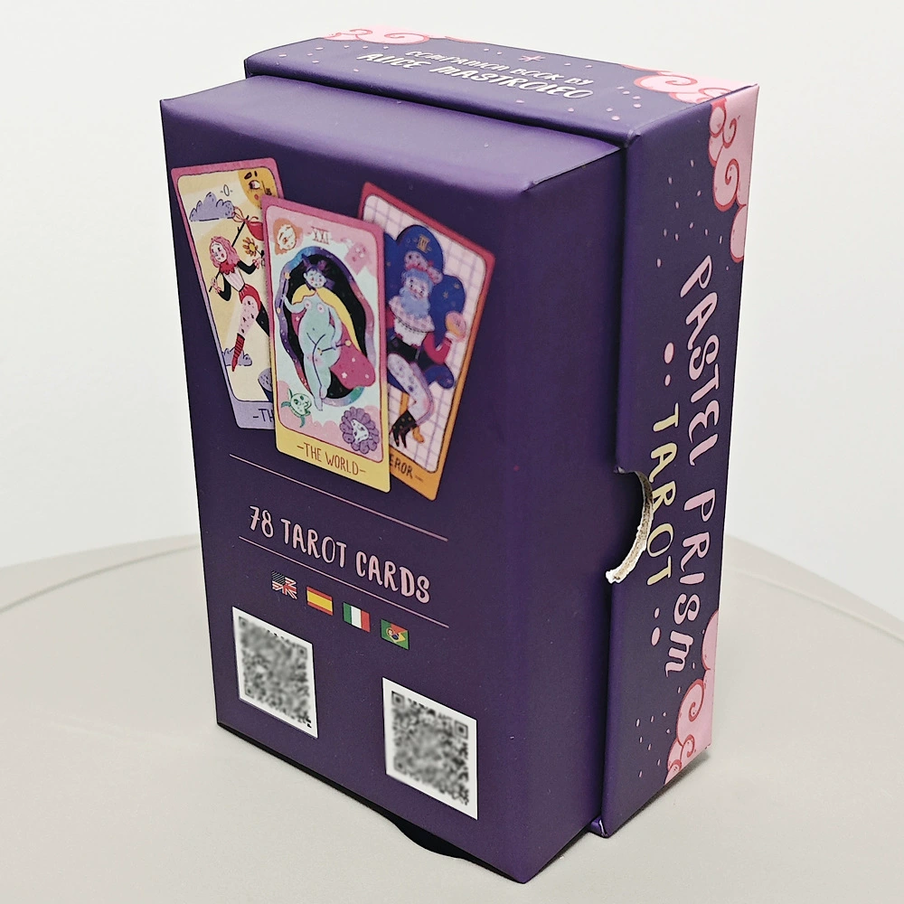 Soft prism tower 12*7cm 78 photos Waite series Double-sided embossed heaven and earth cover gift box