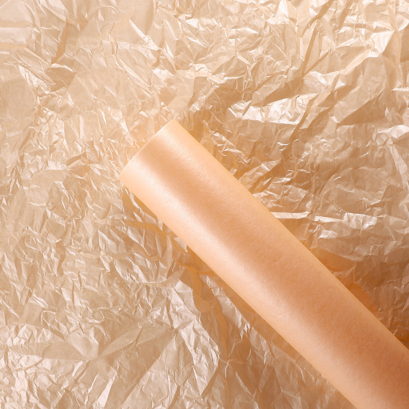 Nuevo papel de pera 70*50cm papel de envolver flores forro base mano amasando papel de algodón papel de envolver flores al por mayor fabricante