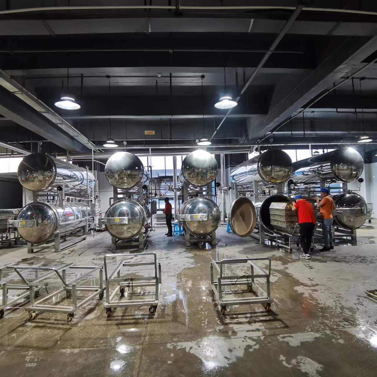 志强全自动卤肉香肠杀菌设备料理包预制菜灭菌锅啤酒杀菌釜设备厂