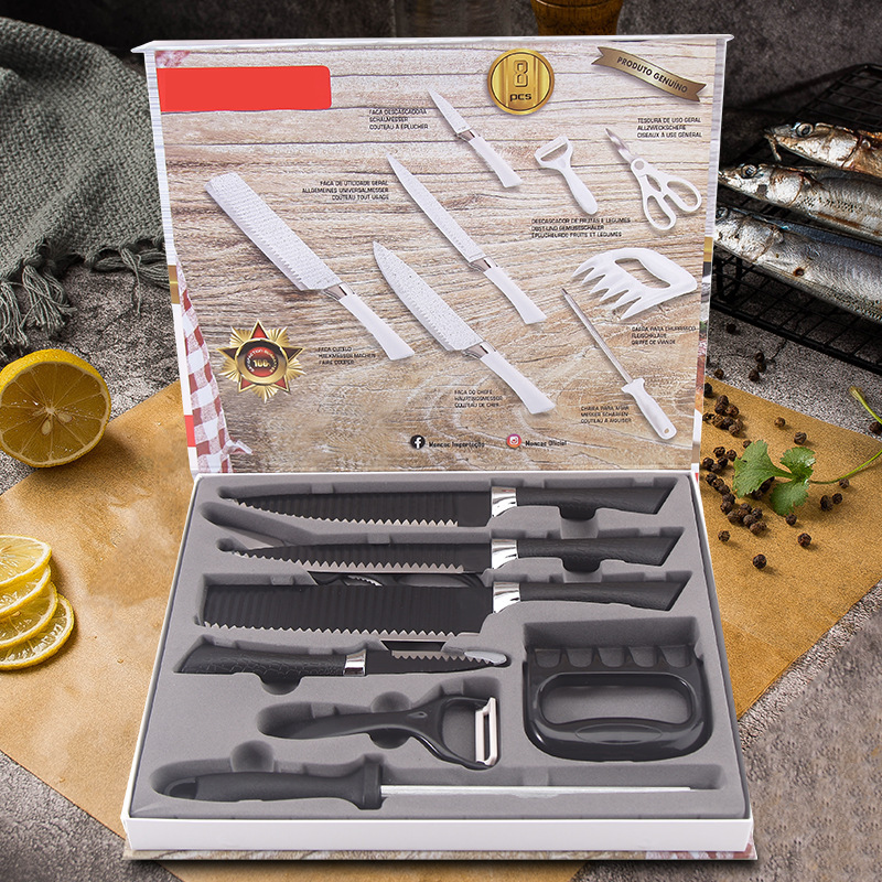 Ocho piezas de fábrica de cuchillos de cocina de venta directa cuchillos de cocina cuchillo de frutas cuchillo de cocina cuchillo de corte