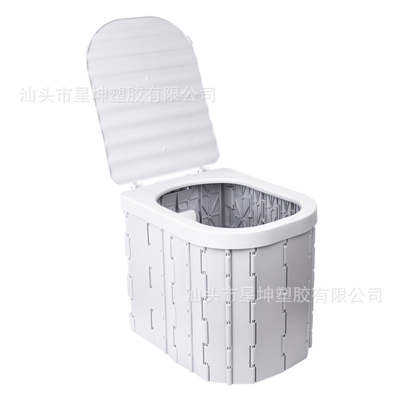 Простой складной туалет на открытом воздухе