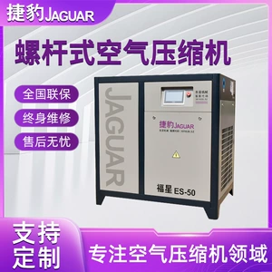 Jaguar Fortune Es-50 Silent Air Compressor Energy Saving and Environmentally Friendly Hardware Tools and Electrical Equipment Manufacturer Supply