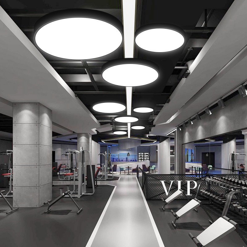 Lámpara decorativa LED hexagonal en forma de Y para oficina, supermercado, restaurante, gimnasio, pasillo, estilo industrial, lámpara colgante de forma especial, comercial