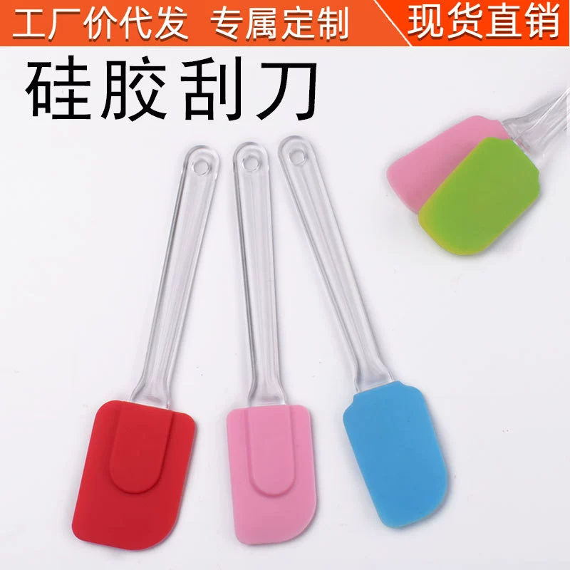 Толстый большой силиконовый шпатель молочный масло шпатель скребок размешать мягкий шпатель торт выпечка кухонный инструмент DIY