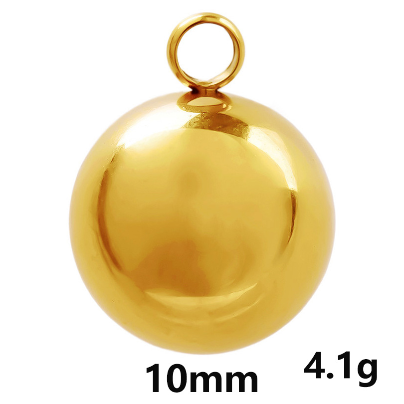 2g Weight Pendant Jewelry Making Type Diameter 10mm, Diameter 6 mm, Diameter 8mm Jewelry Making Size 18K Gold Plated Plating Material DIY Jewelry Accessories Classification 1 Piece Quantity 304 Stainless Steel Material Round Pattern Simple Style Style 1 Piece Diameter 10mm Diameter 6 Mm Diameter 8mm 304 Stainless Steel 18K Gold Plated Round Pendant 24