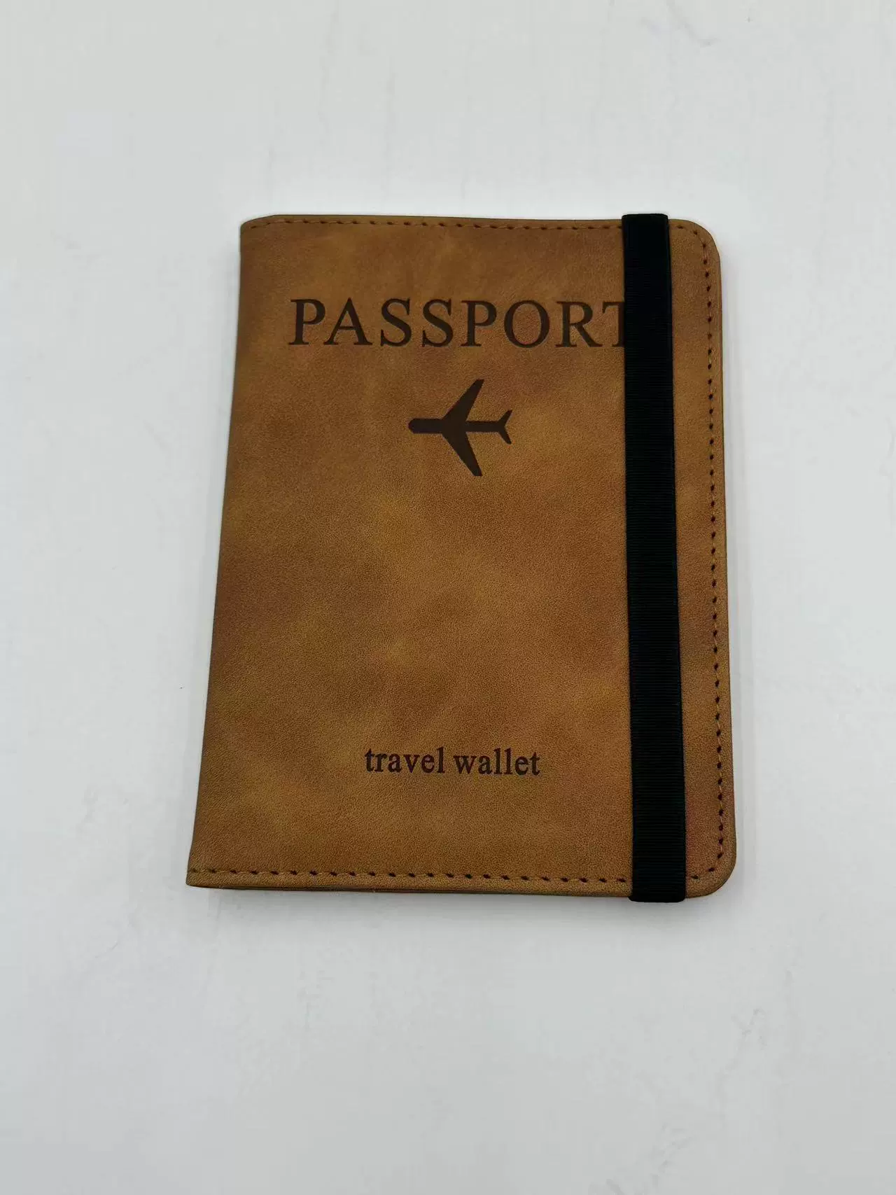 Passport Cover PU Travel Wallet, Universal Handheld Protective Case, 15 × 11 cm, Multi-Color