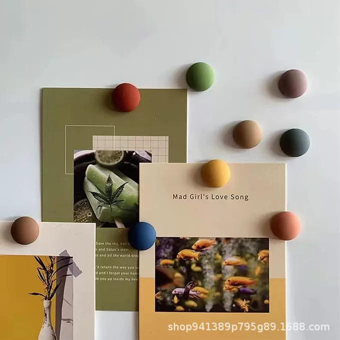 Популярный магнит на холодильник, простой полукруглый, мощный, фото наклейка, поляроид, фиксированный магнит, оптом