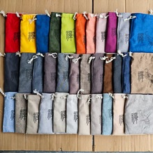 批发文玩布袋佛珠手串袋双层布袋束口核桃盘珠袋菩提盘珠袋15*19