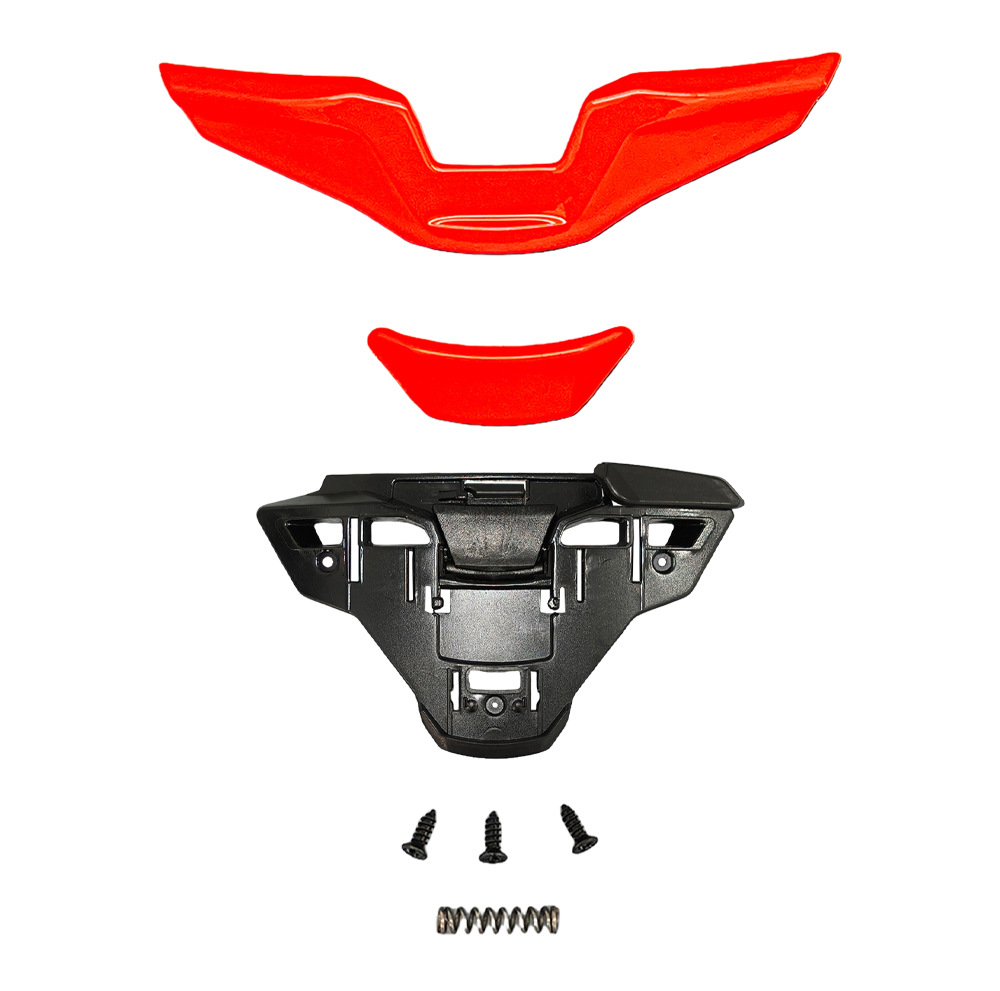 Helmet Accessories Compatible with X15 Wind Window Nozzle, Wind Window Base, Helmet Accessories, Tail Wing, Chin Strap Accessories, Complete Set