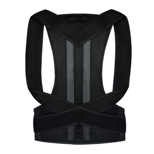 Adult Back Support Belt, Anti-Hunchback Posture Corrector for Men and Women, Adjustable with Support Plate