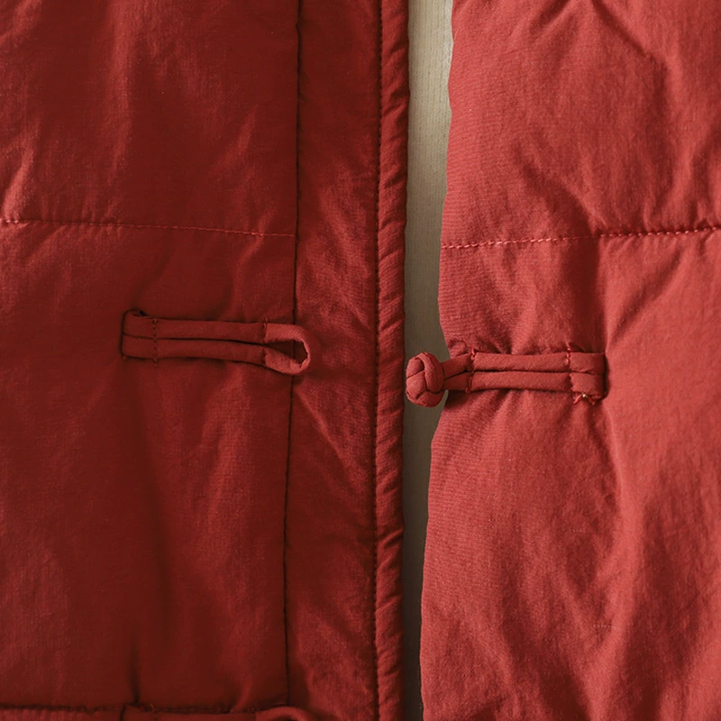 Winter retro down jacket, increased thickness