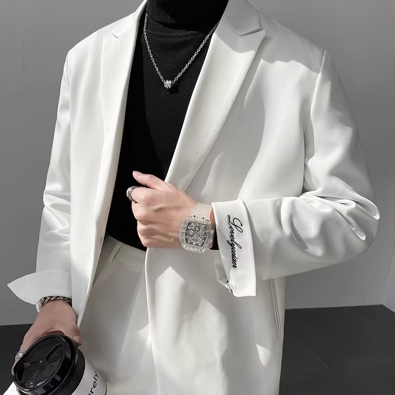 Men's Suit Pants 2025 New Spring and Autumn Style Casual Suit Pants with a Draping Feel, High-End Straight-Leg Versatile Pants for Men