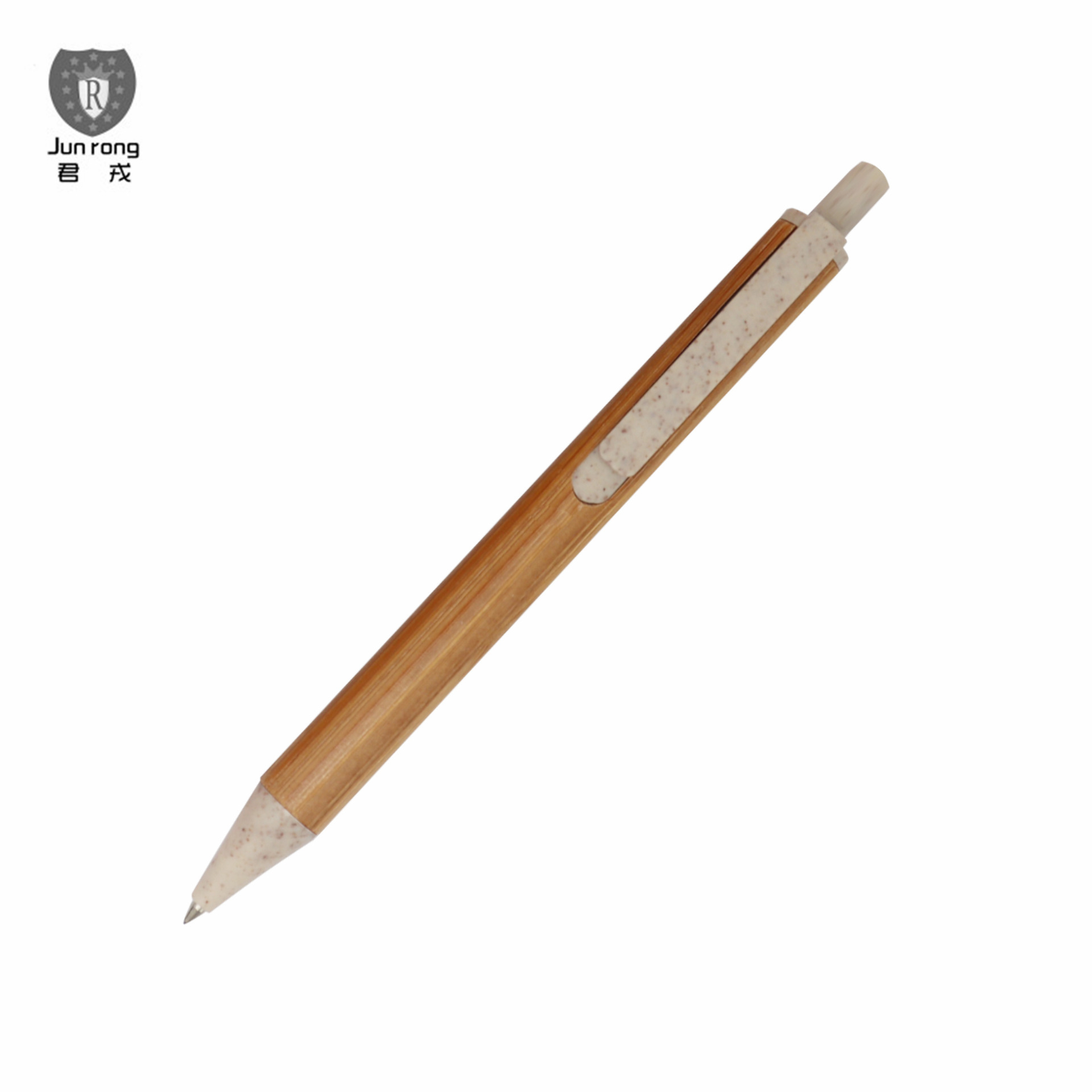 Bamboo Pen logotipo del cliente publicidad bolígrafo nueva prensa pluma