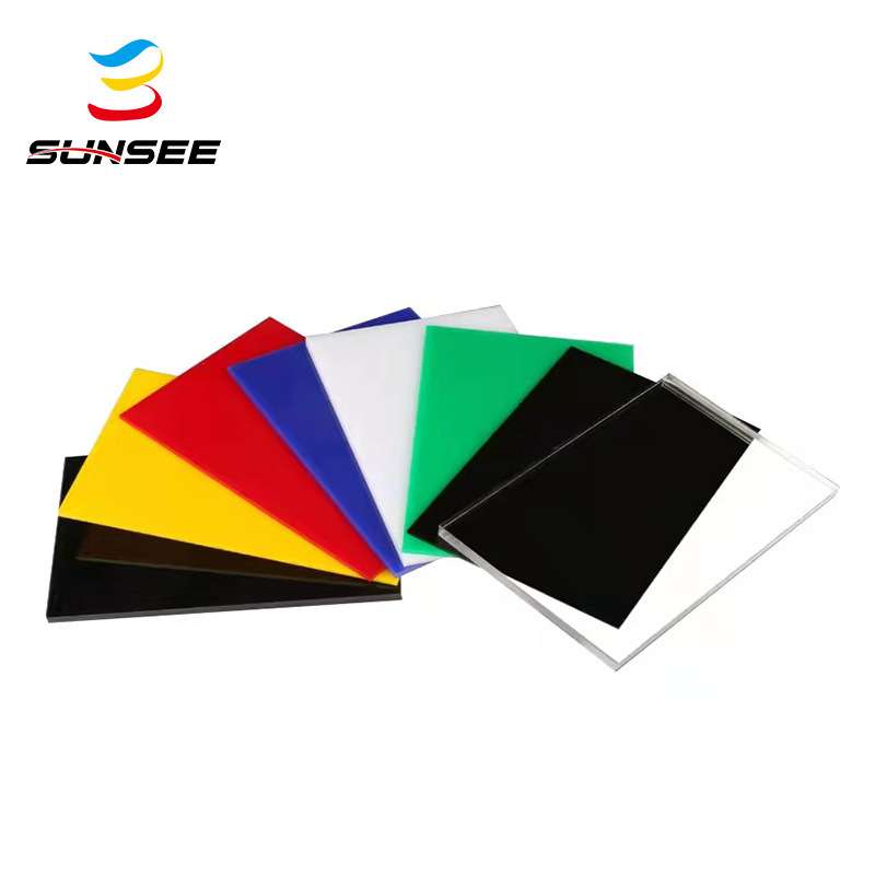 亚克力色卡红色透明黑色板灰色灰茶色蓝色透明各色亚克力板