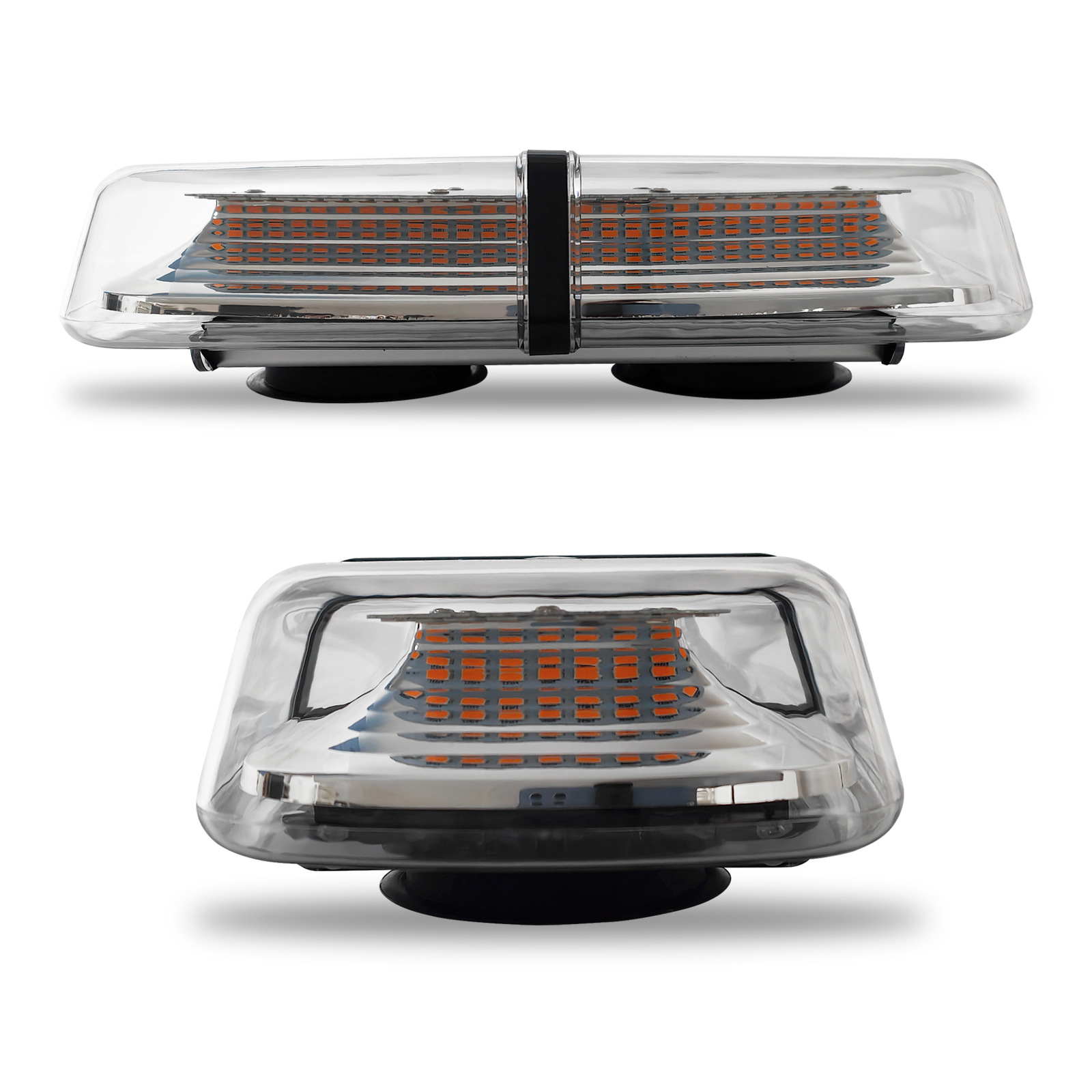 Luces de advertencia para automóviles 72LED luces intermitentes en el techo luces de advertencia luces intermitentes en el techo magnético fuerte del automóvil luces de advertencia de fila corta