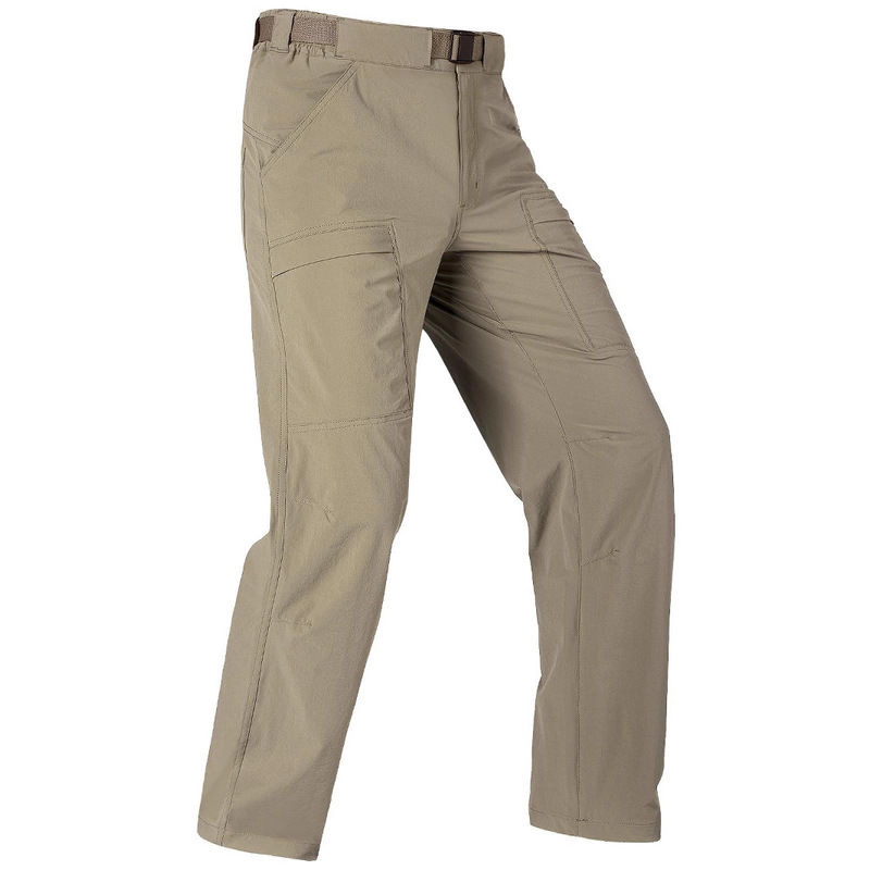 Women's Travel Pants Lightweight Elastic Band Zipper Pocket Small Ankle Formal Golf Work Business Casual Pants