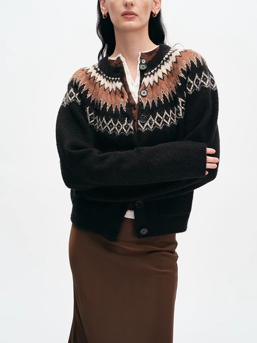 Winter retro sweater