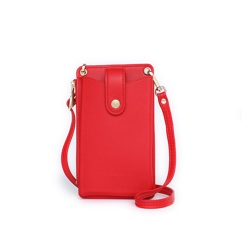 Nueva moda transfronteriza japonesa y coreana teléfono móvil bolsa nicho diseño ins moda simple gran capacidad pequeña bolsa crossbody