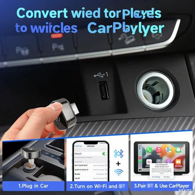 Simsiz CarPlay və Android Auto Wired to Wireless Car