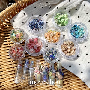 Spring French Flower Artwork Niche New Nail Art Three-dimensional Camellia Multicolor Floral Nail Art Jewelry