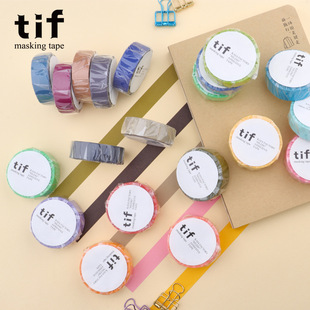 tif and paper tape can write light and dark solid color whole roll 10m basic ins sticker hand account border