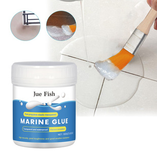Jue Fish Transparent Waterproof Coating Bathroom Tile Floor Tile Repair Waterproof Leak-Proof Tile Gap Filler