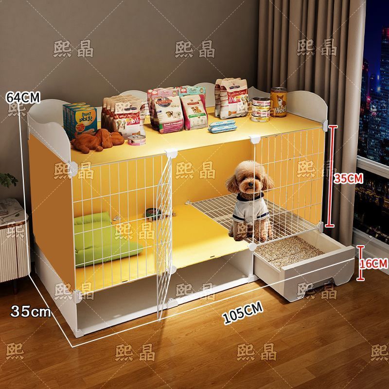 小型犬用の新しい犬用ケージ、1部屋、1リビングルーム、1バスルーム、トイレ付きの広いスペース、独立した犬小屋、豪華なヴィラ|undefined