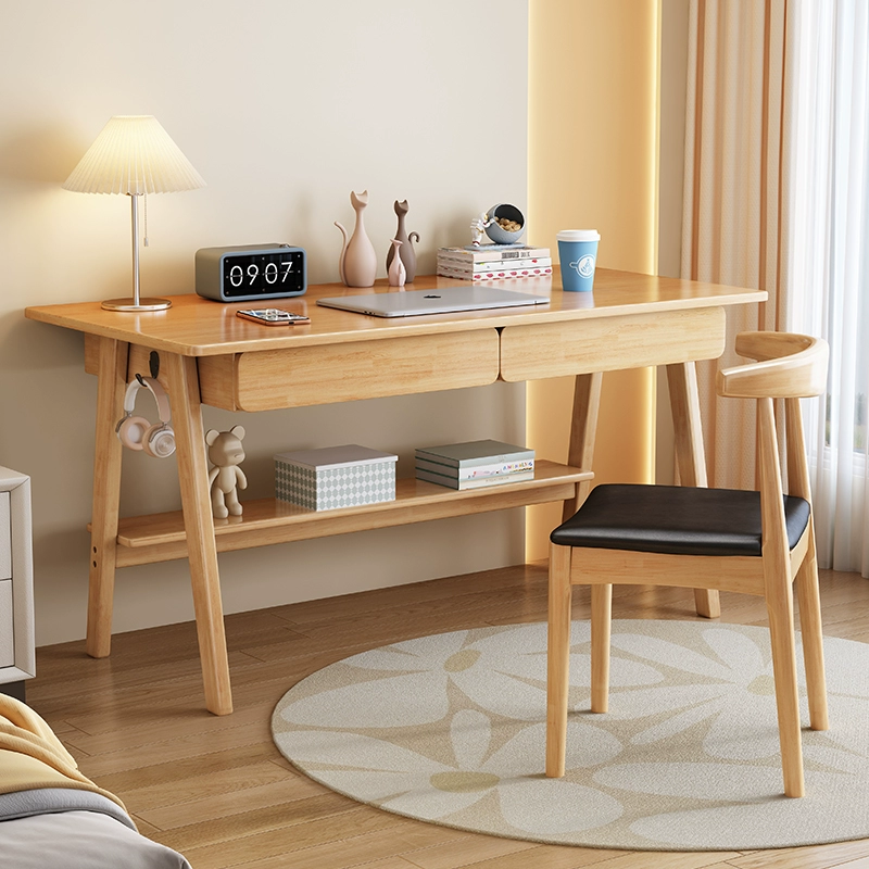 Скандинавский домашний простой настольный компьютерный стол для спальни, основной и средний школьный стол для письма, учебный стол, офисный стол