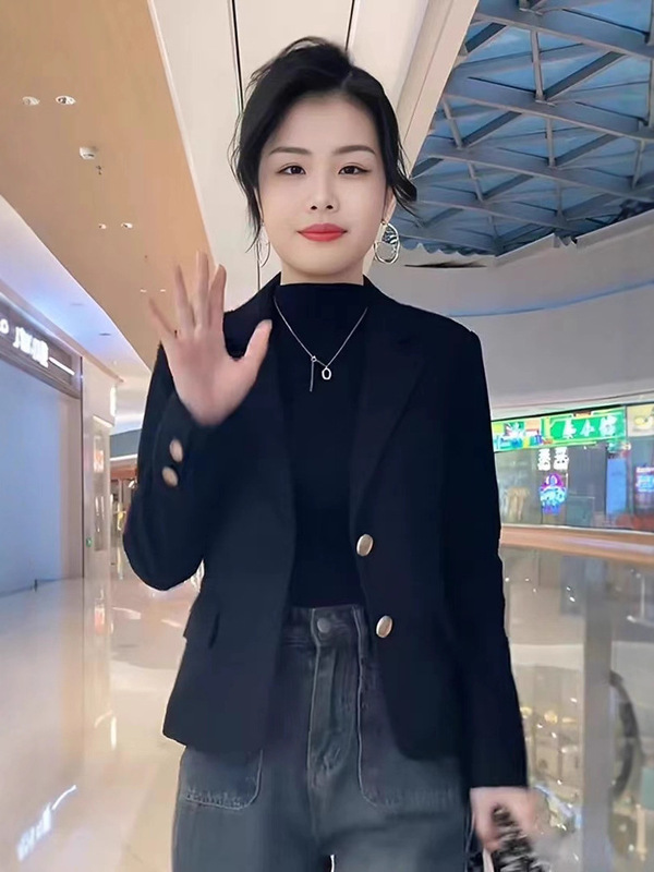 新款高级感上衣小西装外套休闲小香风短款气质爆款西服外套女上衣|undefined
