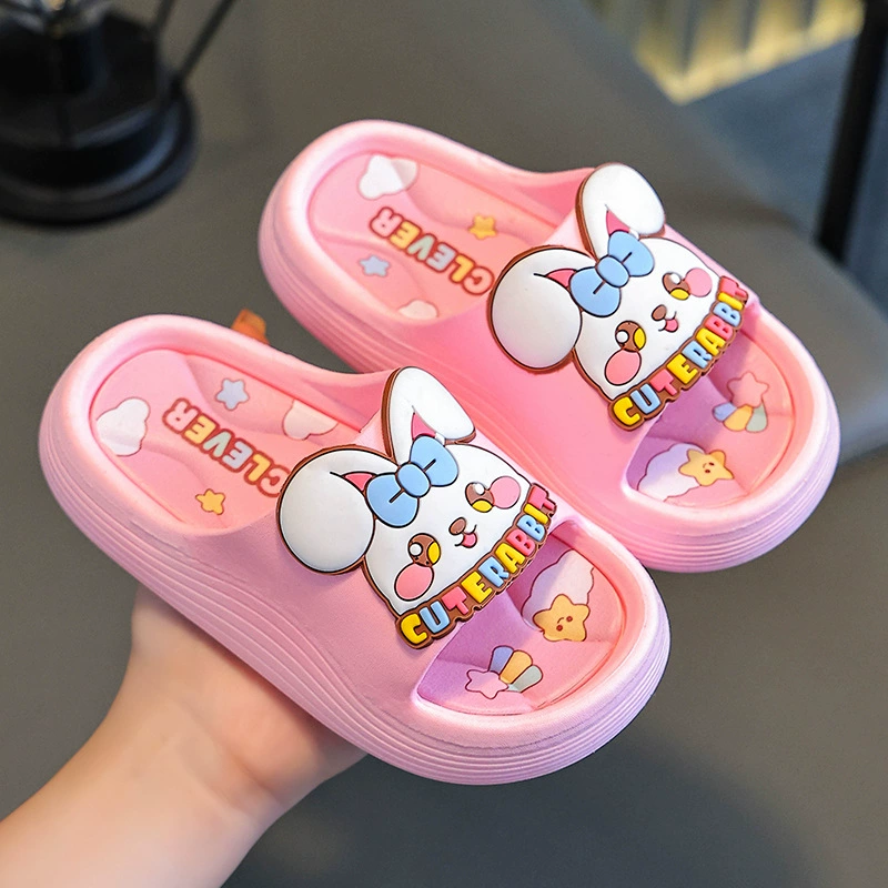 Дерьмо детские тапочки мужские и средние дети противоскользящая ванная комната для купания ребенка супермен ребенок мультфильм милые холодные тапочки