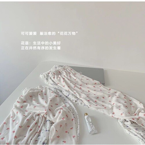 Mushroom Sleepwear Girl Spring and Autumn Long Sleeve Ins Style Embroidered Set 2025 New Trend Fashion Cute Student Homewear