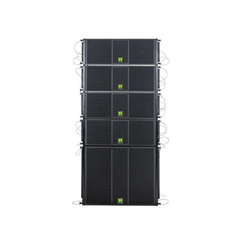 Kit de sonido de matriz lineal impermeable doble 6 pulgadas escenario espectáculo de boda doble 8 pulgadas doble 10 pulgadas altavoces de matriz lineal impermeable