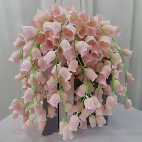 Artificial Lily of the Valley Single Artificial Lantern Flower Silk Flower Wedding and Home Decor Artificial Flower