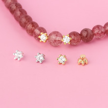 ����DIY�����Ʒ���925���y�ʯС�ʹڵ����S��ɫ����KС����