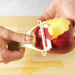 Ceramic fruit peeler, multi-functional apple peeler, peeling knife, fruit peeler, potato peeler, skin scraper