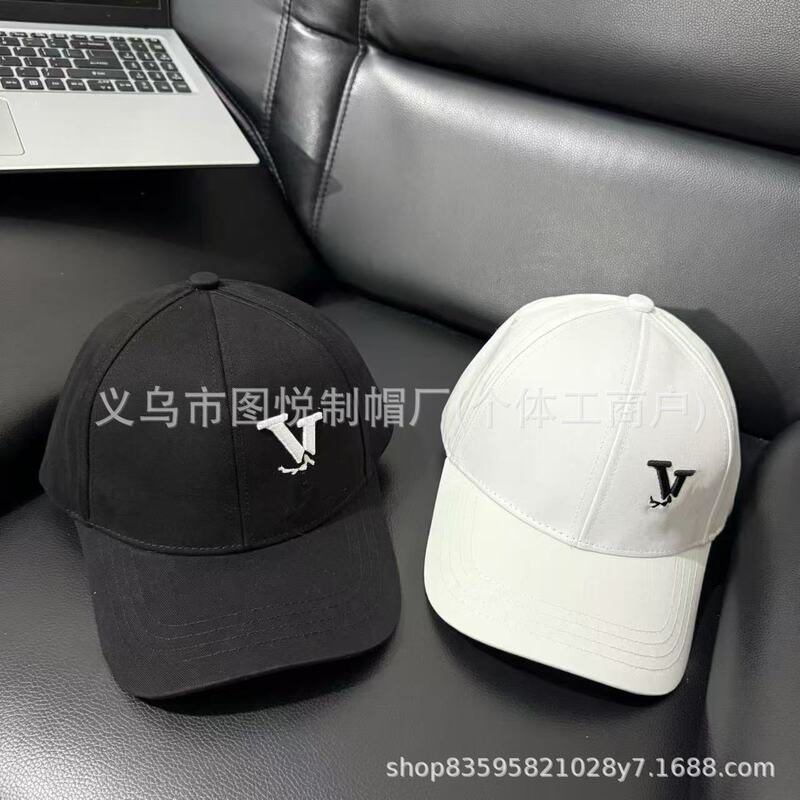 Classic Embroidered Letter Baseball Cap Fashion Trendy Versatile Casual Elegant Unisex Sunshade Sun Protection Hat Classic Embroidered Letter Baseball Cap Fashion Trendy Versatile Casual Elegant Unisex Sunshade Sun Protection Hat