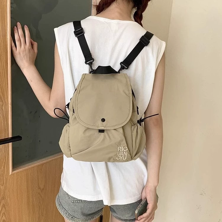 Summer backpack, capacious one-shoulder bag, for students