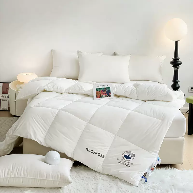 被子秋冬A类冰岛羊绒蛋白羽丝绒被芯五星级酒店保暖加厚冬被代发