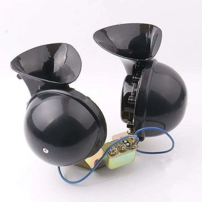 Car horn/tweeter horn for cars, trucks - dual-tone-large-snail-horn-12v