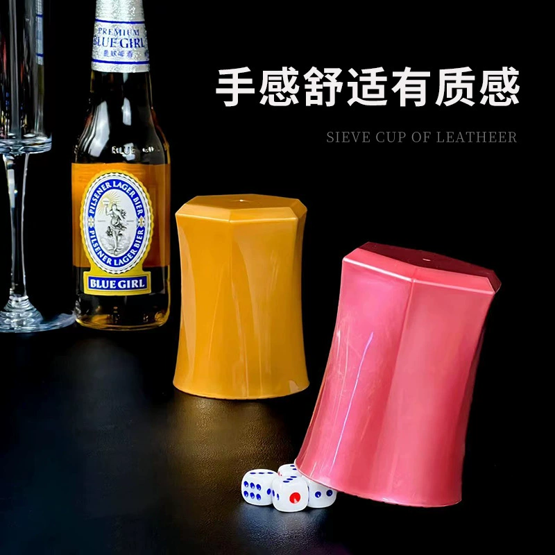 Шестигранная палочка KTV, пластиковая чашка для кубиков, плоское основание,extra hard, утолщенная смесь чаши, реквизит для развлечений, оптом