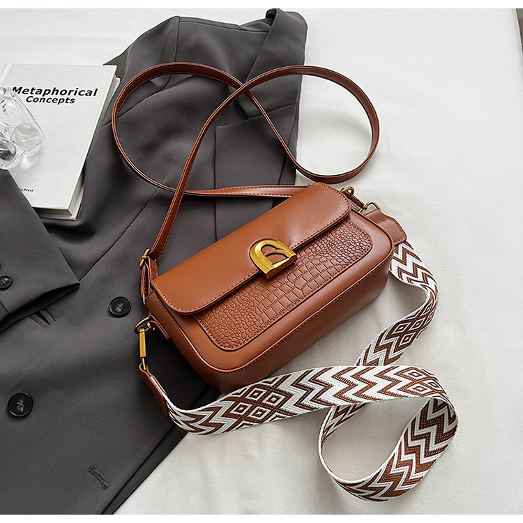 Women's Crossbody Bag Crocodile Pattern Shoulder Bag For Autumn_voghion.com
