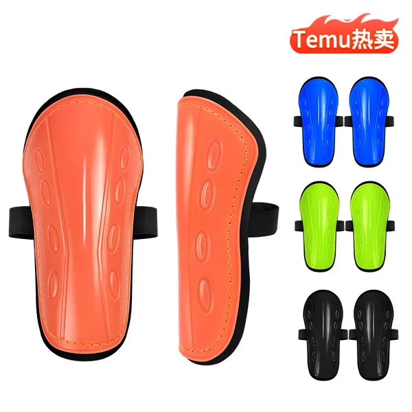 Amazon football shin guards, thickened and anti-collision, adult sports straps, children's training calf guards, insertable and customizable