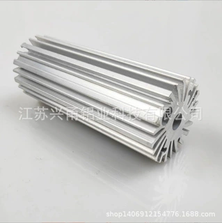 江苏铝制品6063散热器挤压LED铝合金散热器电子散热片cnc加工