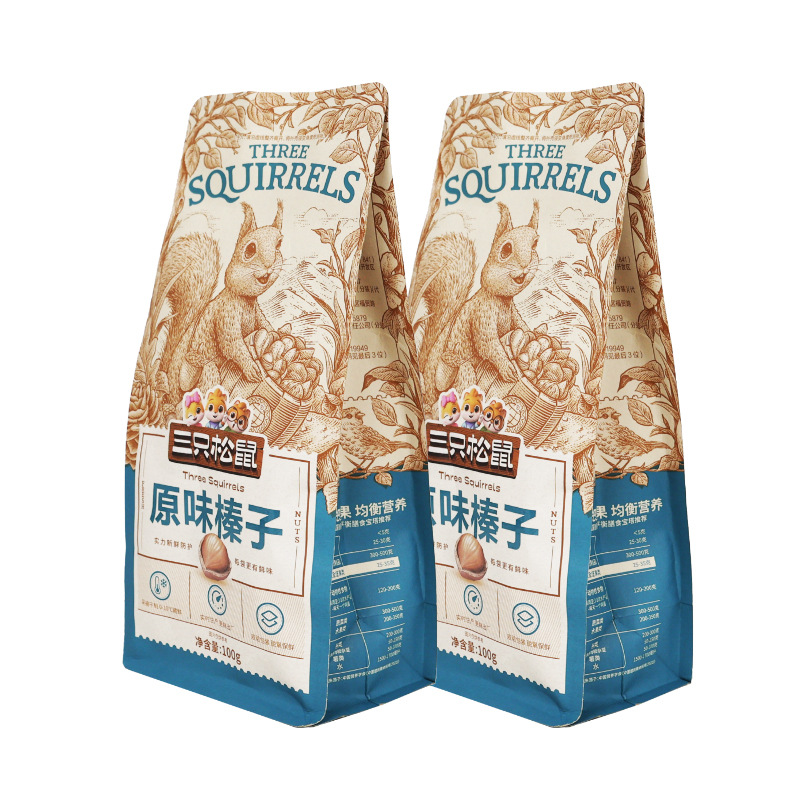 三只松鼠原味榛子100g/袋装榛子坚果东北山特产零食包邮